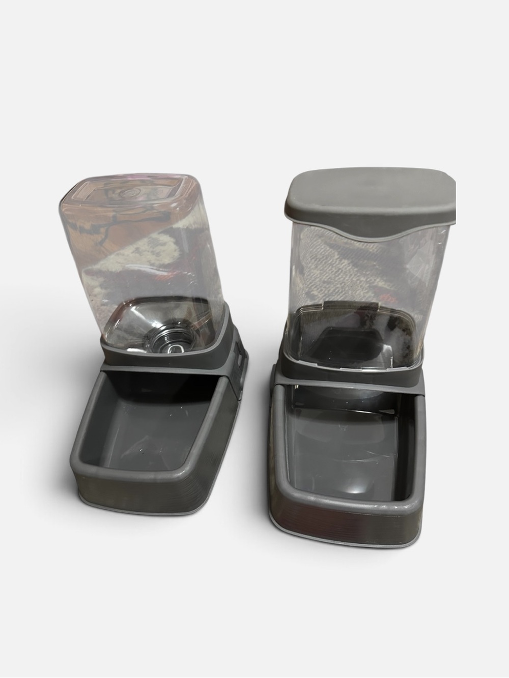 Kohl's Gray Automatic Pet Food & Water Dispensers